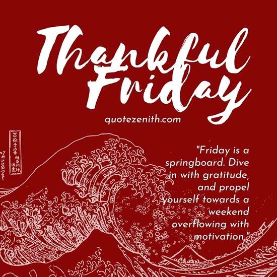 May your weekend start with