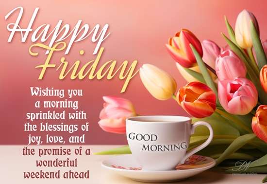 Sending you Friday blessings