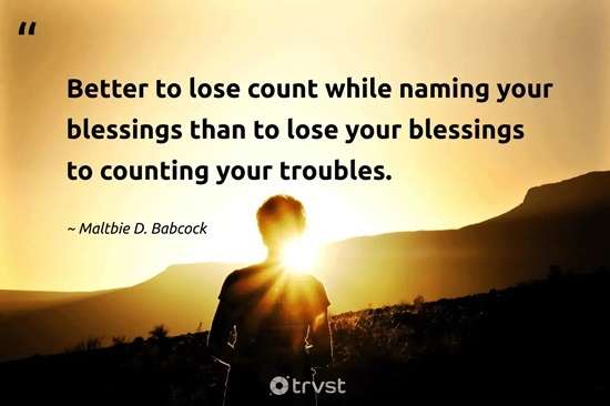 day to count blessings and cherish the small joys
