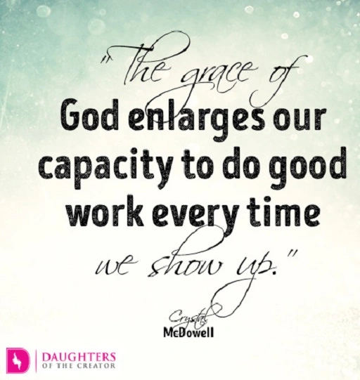 Held in grace ready to work