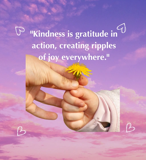 Joy is gratitude in motion