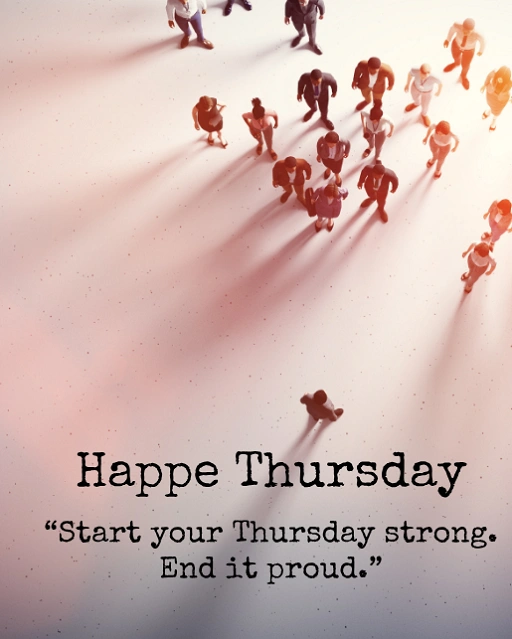 Steady thanks. Steady steps. Solid Thursday