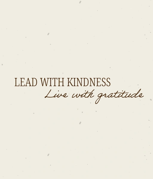 Turn gratitude into action not noise